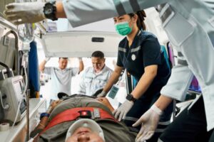 INJURIES IN A CAMBRIDGE BUS ACCIDENT