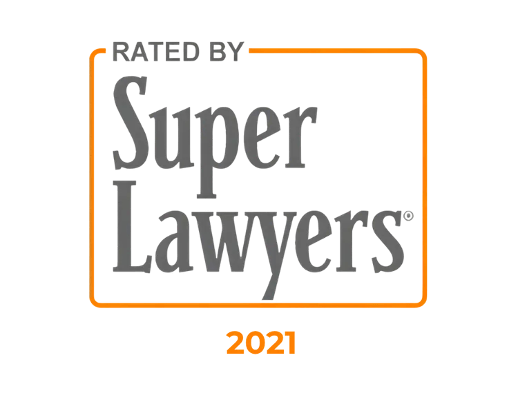 Rated by Super Lawyers - 2021